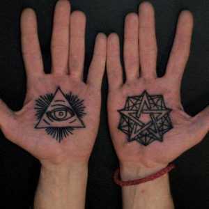 Vrednosti tatoo "oko" in tetovažo
